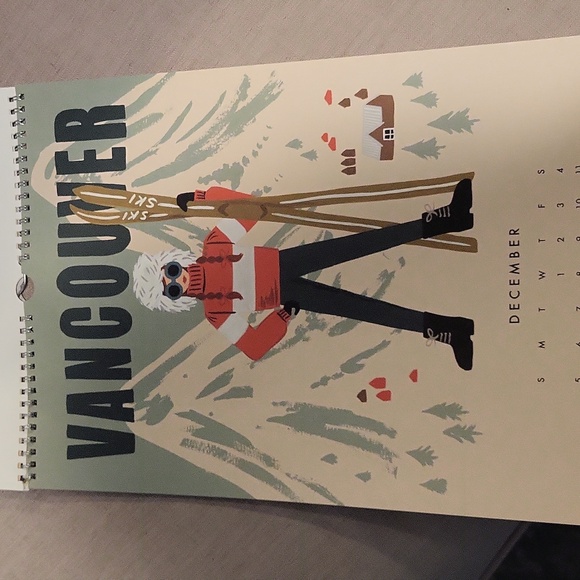 Rifle Paper Co. Calendar- used with 9 pages left - Picture 6 of 6